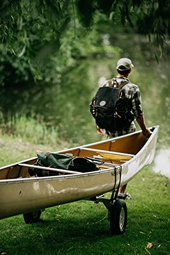 Spring Creek Manufacturing Canoe/Kayak Portage Cart (16 inch Wheels) Silver/Black