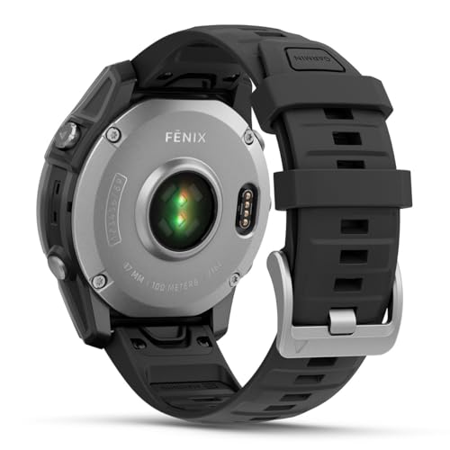 PlayBetter Garmin Fenix E Premium Multisport GPS Smartwatch Gift Box Bundle Stainless Steel/Black
