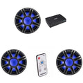KICKER MWF 12-Inch Premium Marine Subwoofer & 51KXMA15001 Marine Amp Bundle