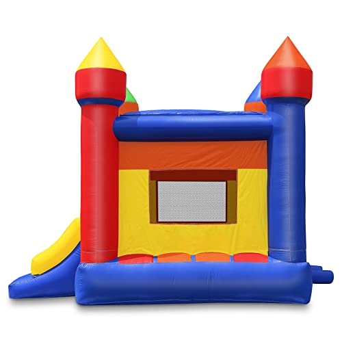 Cloud 9 Commercial Grade 13' x 13' Multicolor Castle Bounce House with Blower
