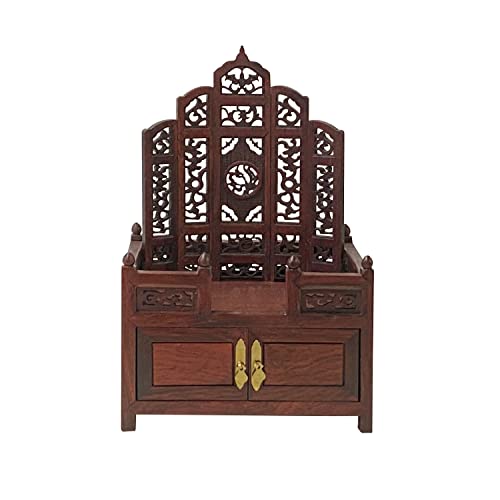 orientliving Chinese Rosewood Shrine Miniature Display Art AWS2674 Brown