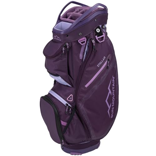 Sun Mountain 2024 Women's Stellar Golf Cart Bag Lilac/Plum/Violet