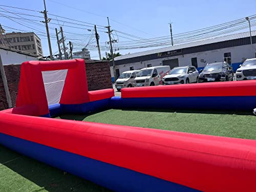 Vinfgoes Giant Outdoor Inflatable Soccer Field Blue+Red