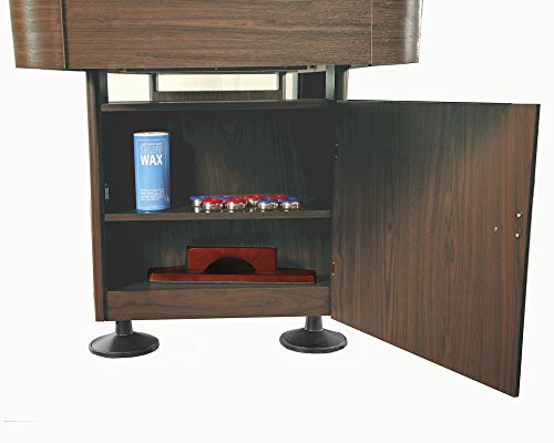 Hathaway Challenger Shuffleboard Table Walnut Finish