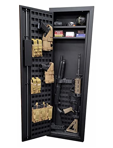 V-Line Tactical Closet Vault Flat Black In-Wall Gun Safe