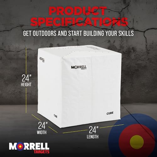 Morrell 24" Heavy Duty Commercial Indoor Archery Target Cube White - 3 Pack