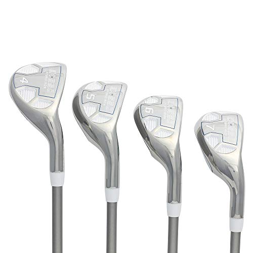 PowerBilt Petite Lady's Golf EX-550 Hybrid Iron Set #4-7 - Lady Flex Right Handed