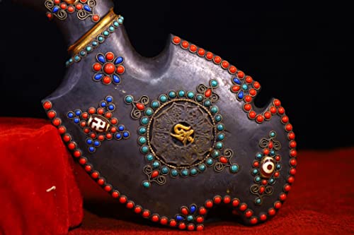 Generic Tibetan Temple Meteorite Mosaic Gem Amulet