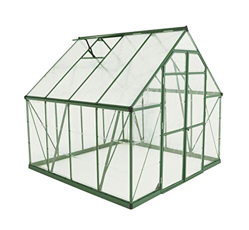 Palram Canopia Balance Greenhouse Kit 8'x8' UV Protected Green