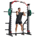 Sunny Health & Fitness Premium Squat Smith Machine Black