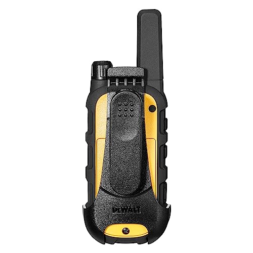 DEWALT DXFRS300 Heavy Duty Walkie Talkies Waterproof Rechargeable Yellow 48 Pack