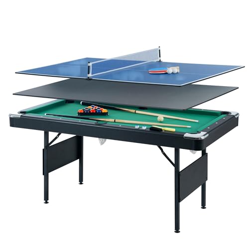 MRISN Multifunctional 3-in-1 Game Table Green