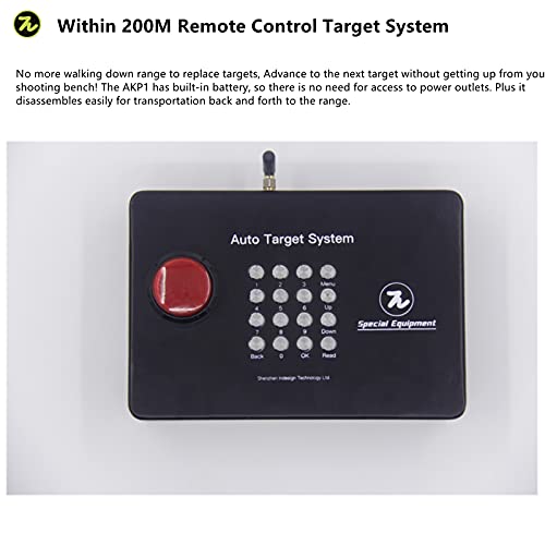 Indesign Steel Target System with Screen Display and Controller for Real-Time Shooting Data (6PCS)