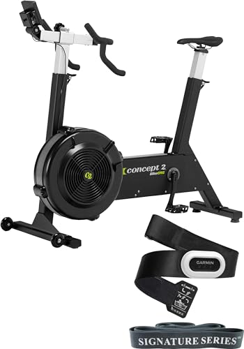 Certified Brands Concept2 BikeErg 2900 Stationary Exercise Bike with PM5 Monitor, Adjustable Air Resistance, Garmin HRM-Pro Plus Heart Rate Monitor, ANT+ Connectivity, Signature Series Resistance Band HRM-Pro Plus