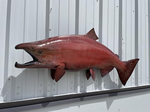 Mount This Fish Company 49" King Salmon Wall Mount Fish Replica Trophy Natural
