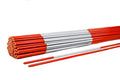 DISCOUNT SNOWSTAKES .COM 4ft Orange Driveway Markers with Reflective Tape