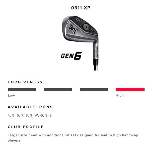 PXG 0311 GEN6 XP Iron Set - 7 Clubs - Right Hand - Regular Flex - Graphite Shaft