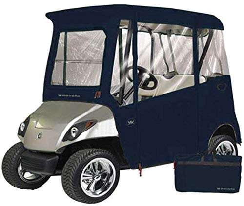 Eevelle Greenline 2 Passenger Yamaha Drive Golf Cart Enclosure Navy