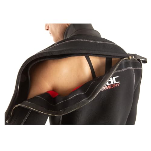 SEAC Men's Warmdry 4mm Neoprene Dry Suit Black Large