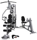 French Fitness X4 Home Gym System w/Leg Press Blue Black