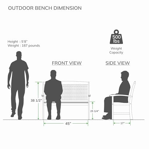 Cambridge Casual Caterina Teak Wood 6-Piece Outdoor Dining Set with Bench Natural Teak/Beige Cushion