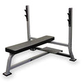 Valor Fitness Olympic Bench with Spotter Metallic Grey and Black