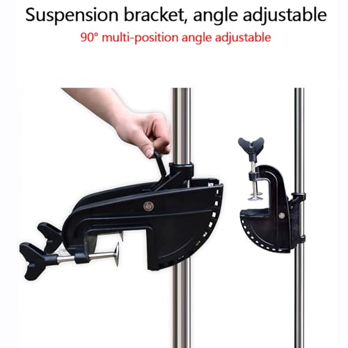 ApisQueen 12V 80LBS Thrust Outboard Trolling Motor Black