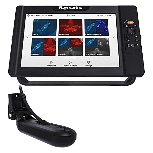 Raymarine Element 12 HV Fish Finder/Chartplotter with HV-100 Transducer and Navionics+ Charts