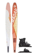 Radar Lyric Waterski w/Lyric Boot Peach/Gold/White