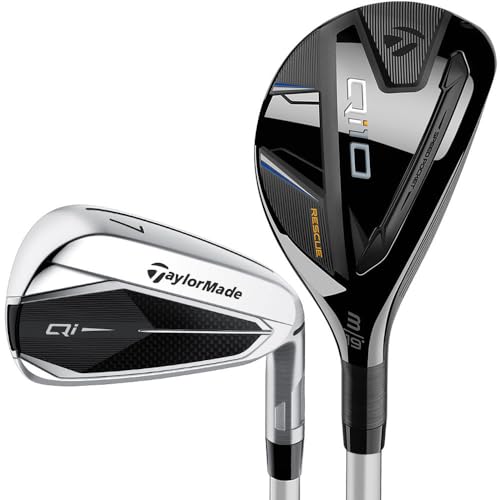 TaylorMade Golf Qi Combo Iron Set 4/5 Rescue 6-P, AW Ladies Right Handed Silver