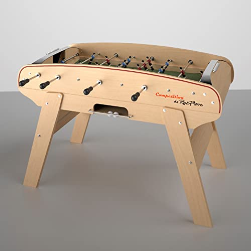 KETTLER René Pierre Competition Indoor Foosball Table Wood Grain
