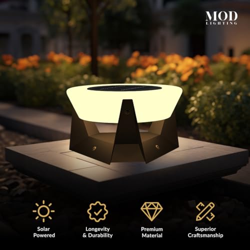 MOD LIGHTING Skye Solar Post Lights Black