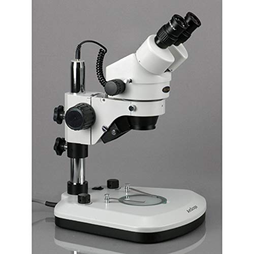 AmScope Professional Binocular Stereo Zoom Microscope 7X-45X White