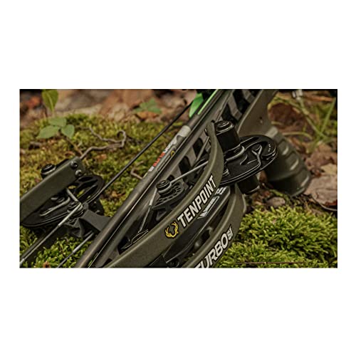 TenPoint Turbo S1 Crossbow Moss Green 390 FPS with RangeMaster Pro Scope & ACUslide System