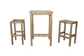 Anderson Teak Bahama Montego 3-Piece Square Bar Set