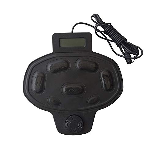 AQUOS Haswing 12V 55LBS 47-Inch Transom Trolling Motor with Remote Control and Foot Control