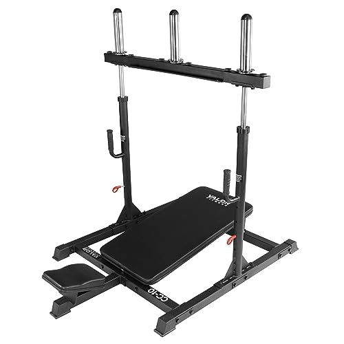 Valor Fitness Vertical Leg Press Hack Squat Machine Black/Silver