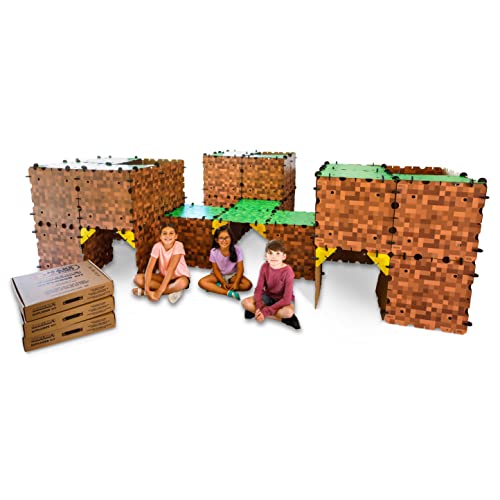 Make-A-Fort Minecraft Explorer Kit 3 Pack Brown