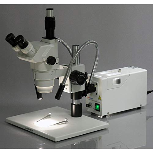 AmScope Professional Trinocular Zoom Microscope 2X-225X White
