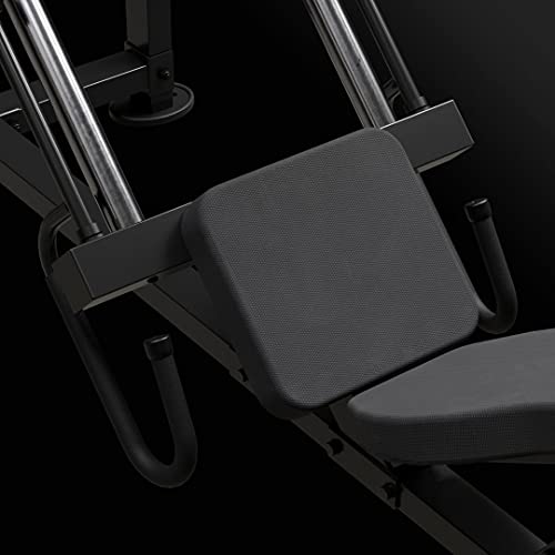 IRONAX XLP Leg Press - 45 Degree Angled Machine Compact for Fitness Black