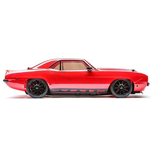 Losi 1/10 1969 Chevy Camaro V100 AWD RC Car Red (Battery & Charger Not Included)