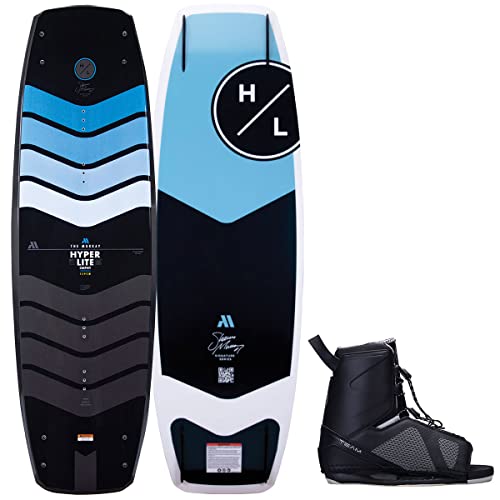 Hyperlite Murray Pro Mens Wakeboard 139 W/Team OT Bindings Black/Yellow