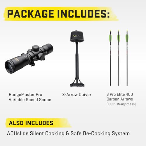 TenPoint Turbo S1 Crossbow Moss Green 390 FPS with RangeMaster Pro Scope & ACUslide System