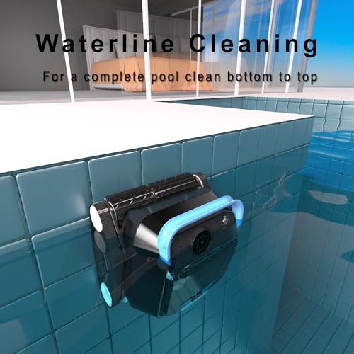 8STREME Black Pearl In-Ground Robotic Pool Vacuum Cleaner Black