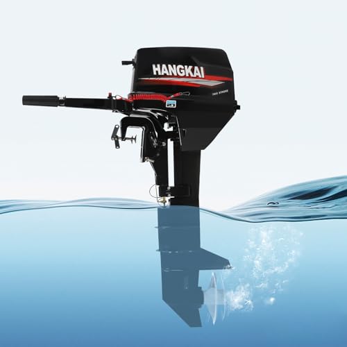 Sootvp 12HP 2 Stroke Outboard Motor Long Shaft Black