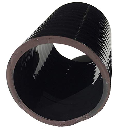 HydroMaxx 3" Dia. x 50 ft Black Flexible PVC Pipe for Koi Ponds, Irrigation, and Water Gardens