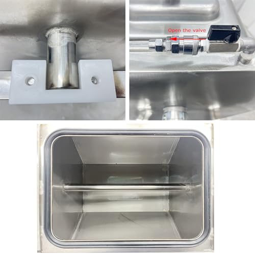 LGXEnzhuo 110V 42L Electric Vacuum Pump Meat Curing Machine Silver