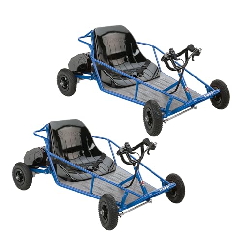 Razor Kids Electric Go Kart Dune Buggy 2 Pack Blue
