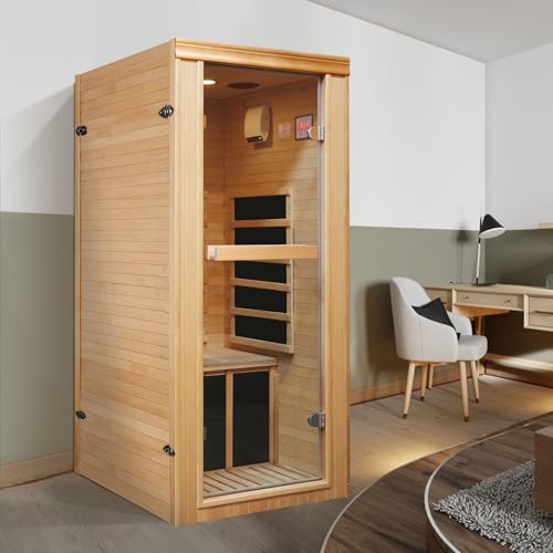 Daleyzay Infrared Home Sauna Box 1 Person Natural