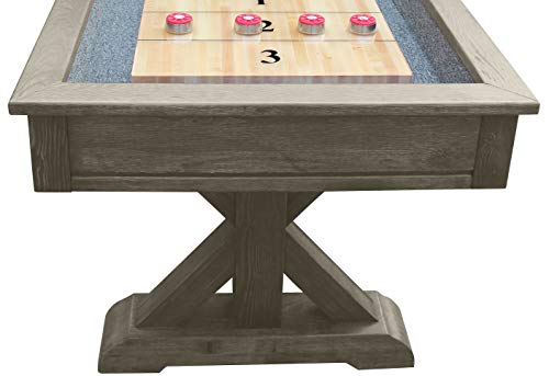 Playcraft Brazos River 16' Pro-Style Shuffleboard Table Weathered Gray